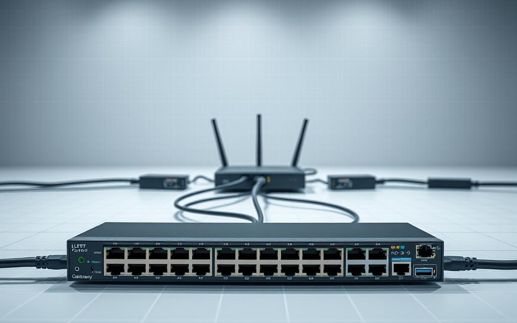 VLAN configuration network diagram