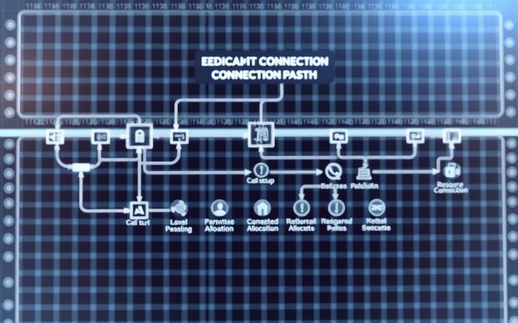 circuit switching connection phases